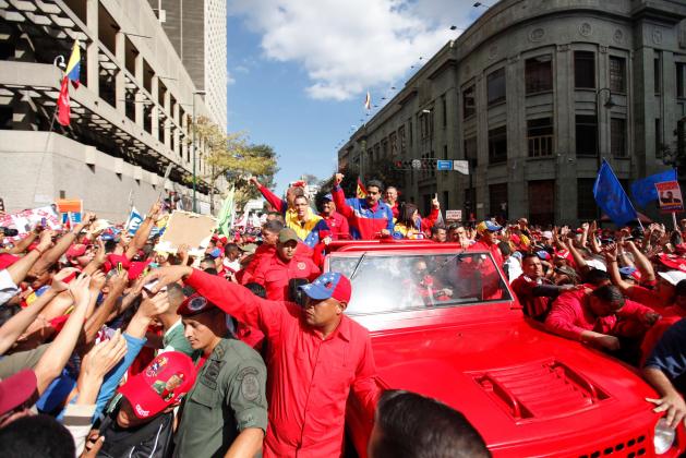 Maduro anunció medidas contra EEUU después de la marcha del sábado (Foto Reuters)