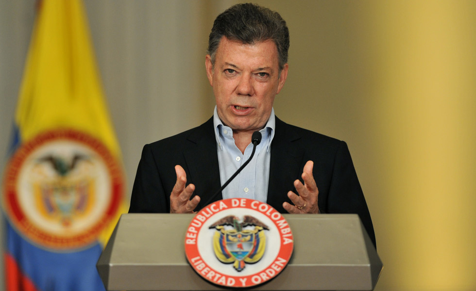 Santos: Estoy empeñado de dejar el gobierno cuando Colombia tenga paz