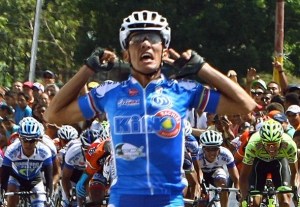 Yosvang Rojas se llevó la sexta etapa de la Vuelta al Táchira