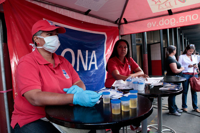 ONA efectúa más de 3.000 pruebas toxicológicas en terminales de todo el país