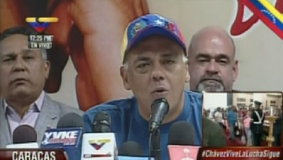 Jorge Rodríguez critica ausencia de Capriles ante el CNE