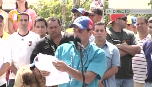 Este es el documento que Capriles firmó para respetar la voluntad soberana (Video)