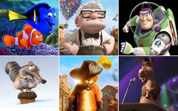 Los personajes más queridos del cine animado