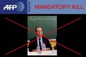 La foto censurada de François Hollande