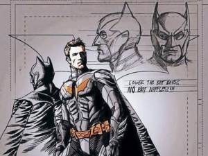 Este es el primer boceto de Ben Affleck como “Batman”