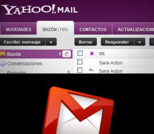 El e-mail de Yahoo se parece más al Gmail