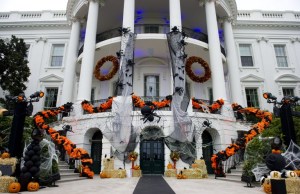 Halloween llegó a la Casa Blanca (Fotos)