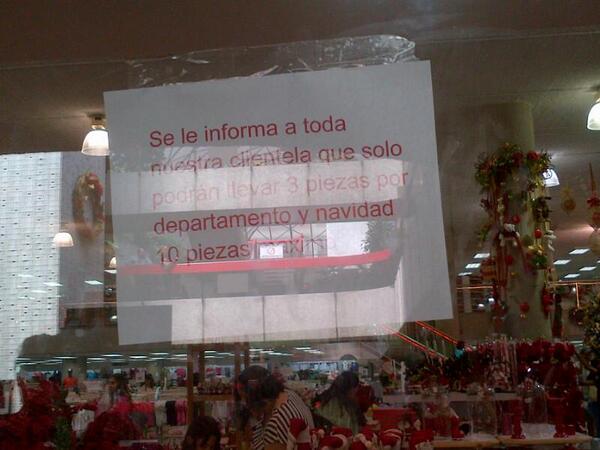 En El Tijerazo pusieron este límite de compra (Foto)