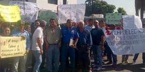 Trabajadores eventuales de Corpoelec en Maracay exigen dejar de ser tercerizados