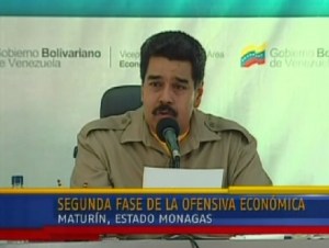 Maduro crea “Estado Mayor de Desarrollo Económico”