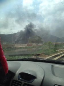 Reportan incendio en subestación de Corpoelec en Anzoátegui (Foto)
