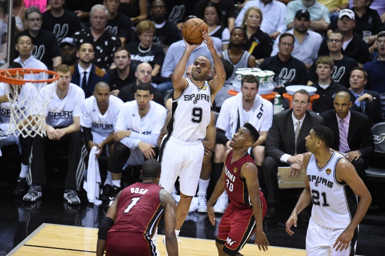 Spurs ganan el primer partido de la final de la NBA a Miami
