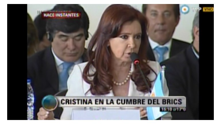 Cristina Kirchner pidió terminar con el “pillaje internacional” financiero