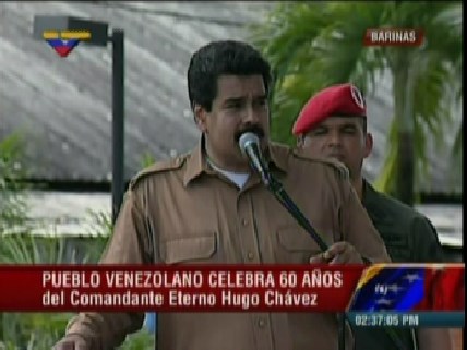 Maduro se reencontró con el pajarito (Video)