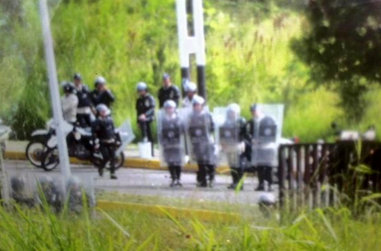 Represión y fuerte presencia policial en la ULA de Táchira