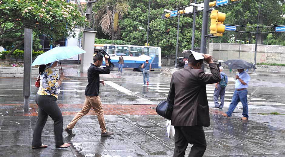 Inameh prevén lluvias dispersas en gran parte del país