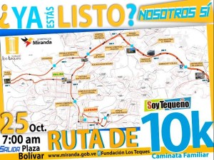 Mirandinos correrán 10K por la paz este domingo