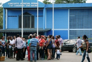 Familiares de reos protestaron en el Circuito Judicial Penal en Carúpano