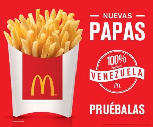 Con una intrigante campaña… Vuelven las papas fritas a McDonald’s Venezuela