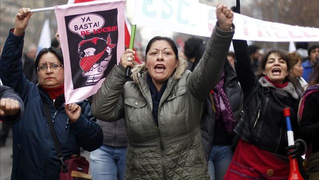 Profesores de Chile convocan marcha para exigir el pago de deuda histórica