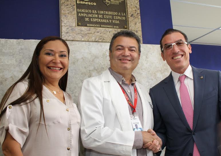 Banesco destina más de Bs. 2 millones a Hospital de Especialidades Pediátricas de Maracaibo