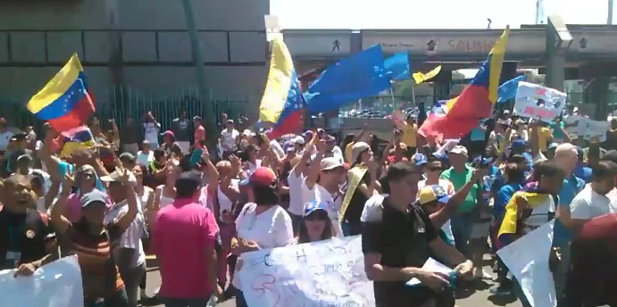 Aragua marcha para promover enmienda y revocatorio (Fotos)
