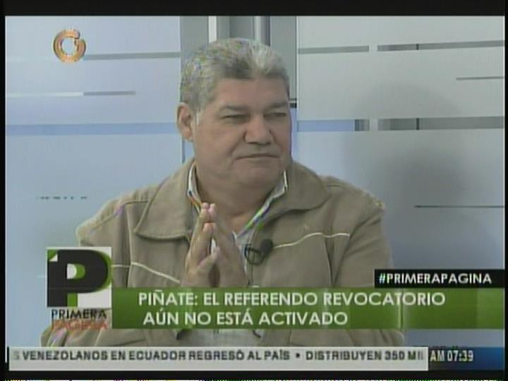Piñate: Cantidad de firmas recolectadas que dice la oposición no se corresponde con la realidad
