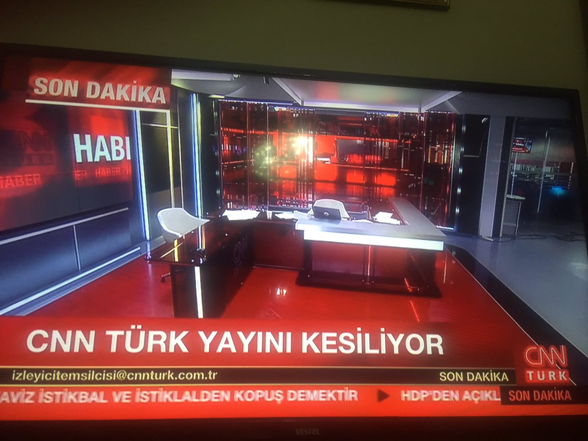 La CNNTürk retomó transmisiones tras suspensión forzada por los golpistas