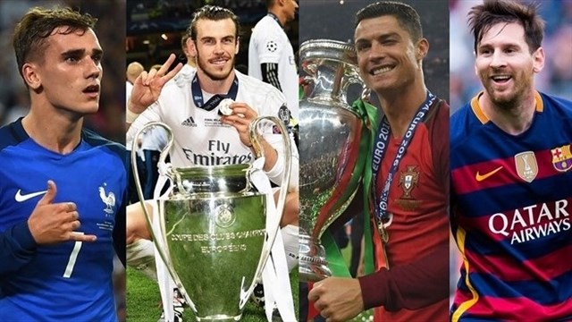 Messi, Ronaldo, Bale y Griezmann entre los candidatos al Mejor Jugador en Europa