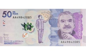Así es el billete que ya circula en Colombia con la imagen de Gabriel García Márquez