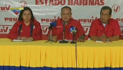 Según Cabello a Ceballos se le encontró información sobre presuntos “planes subversivos”