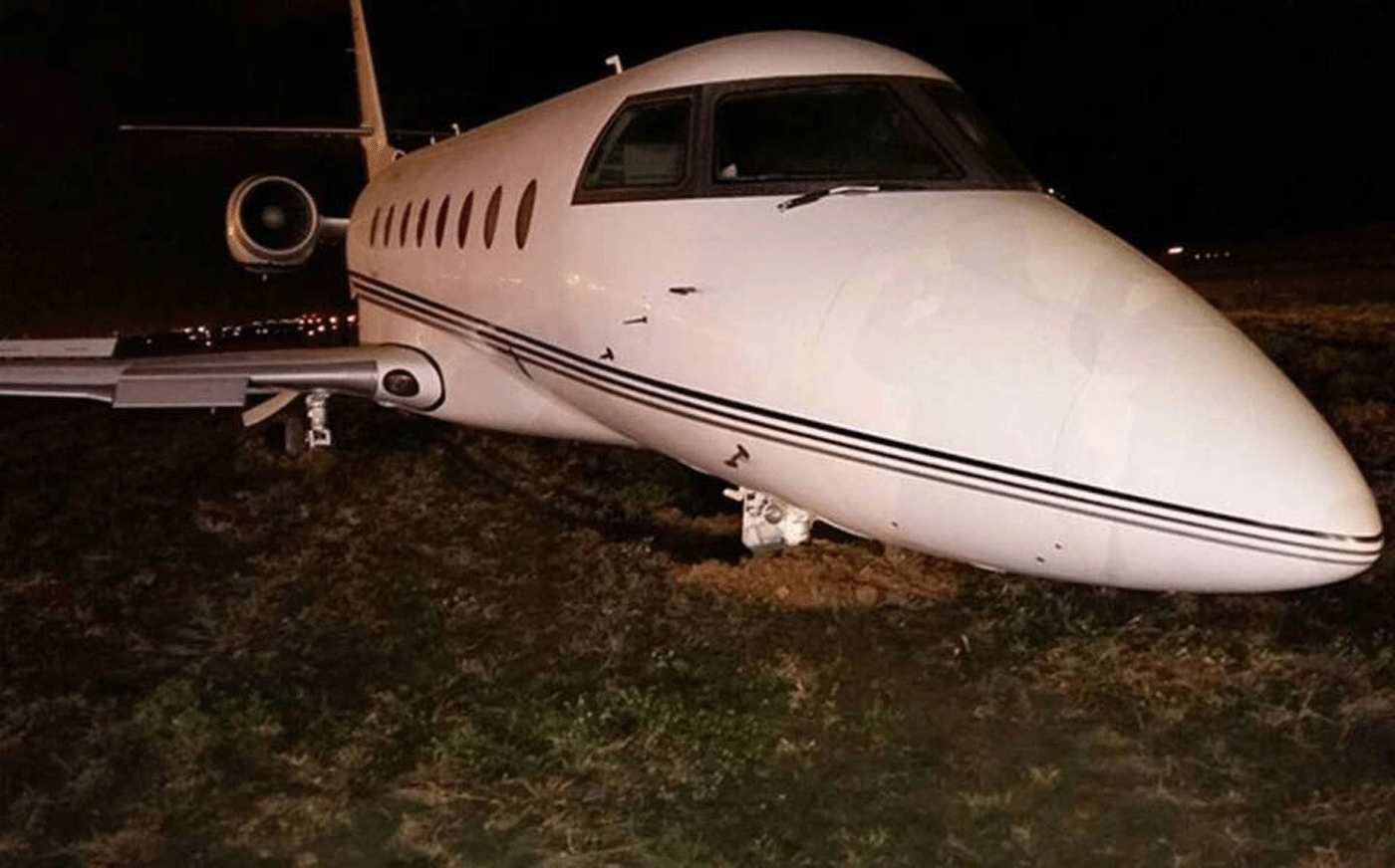 El avión de Cristiano Ronaldo sufre accidente en Barcelona