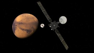 Un módulo europeo inicia su descenso de tres días hacia Marte