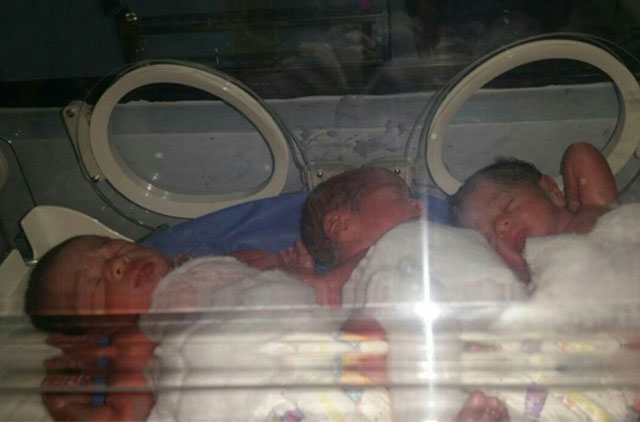 Nacen trillizos en el hospital de Machiques de Perijá