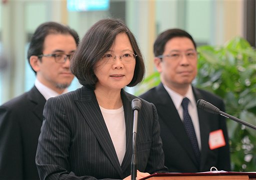 La presidenta de Taiwán parte a Centroamérica