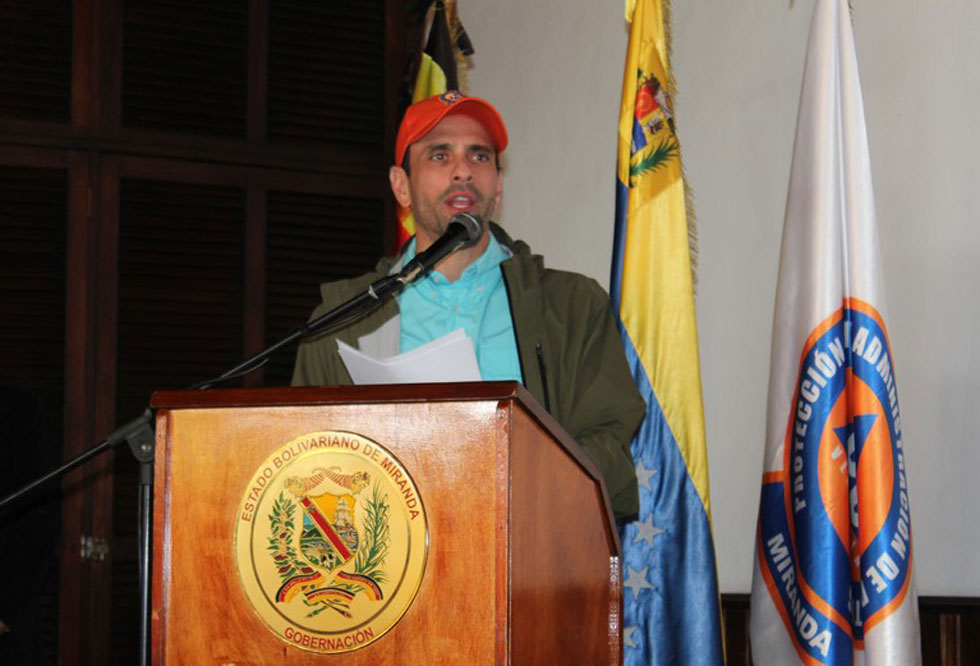 Capriles sobre decisión del CNE: Se quieren saltar la Constitución otra vez