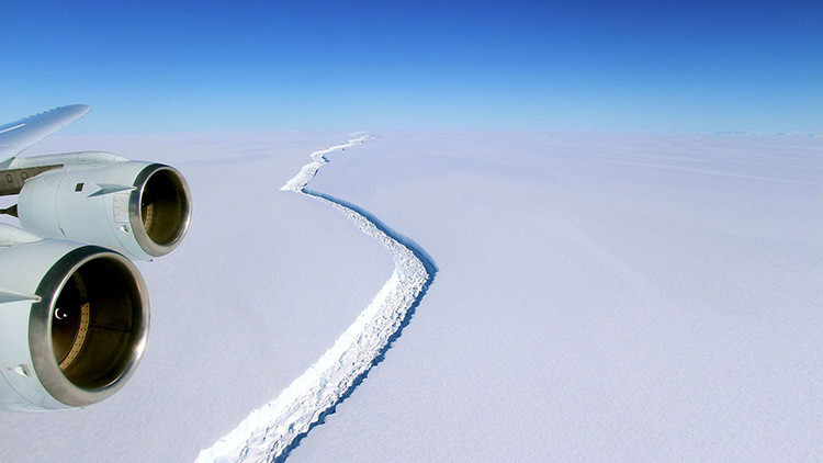 Argentina registra una grieta que dejaría a la deriva un bloque de hielo dos veces mayor que Moscú (Video)