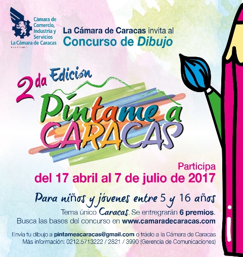 Cámara de Caracas anuncia 2° edición de “Píntame a Caracas”