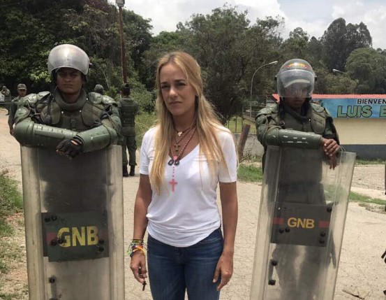 Lilian Tintori, esposa del preso político Leopoldo López