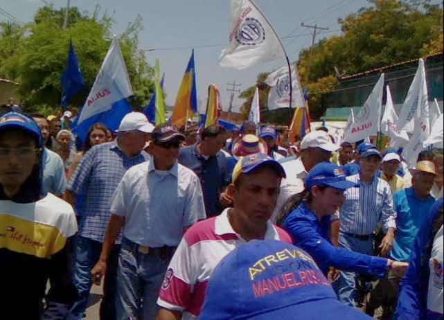 Pasión por Maracaibo participó en marcha en Lagunillas