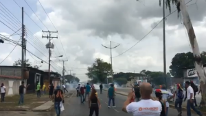 Represión en la marcha por la libertad de expresión en Cojedes #27May (Video)