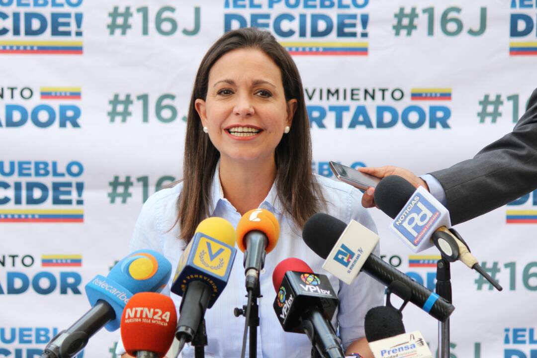 María Corina Machado: Mi unidad es con el pueblo de Venezuela (Video)