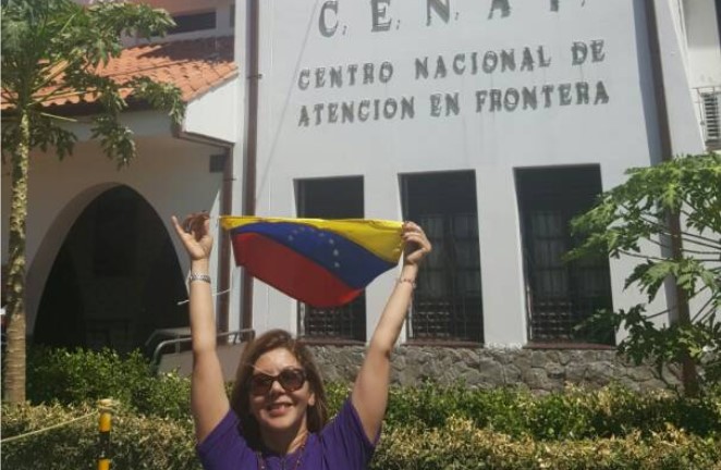 Magistrada perseguida por el gobierno, Elenis Rodríguez, ingresa a Colombia y dedica estas palabras a Venezuela