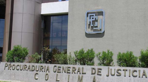 Fachada de la Procuraduría General de Justicia de Colima. Foto: Twitter PGJE Colima / ElComercio.com