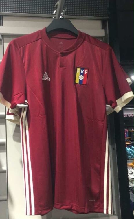 La camiseta de la Vinotinto vale 89,9 euros y aún no será vendida en el país