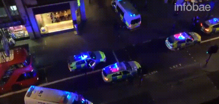 Un taxi fuera de control desató el pánico en Londres