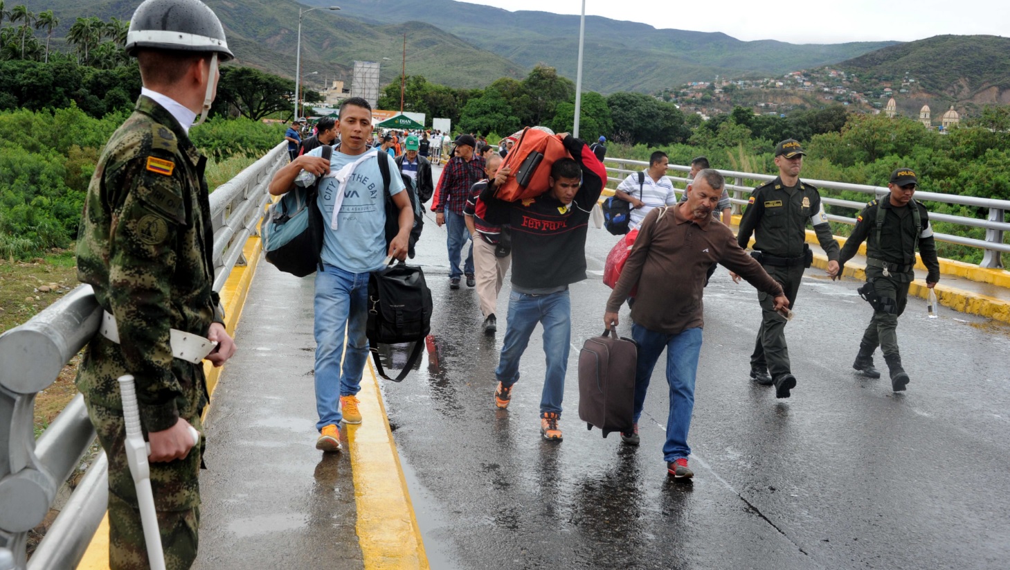 Colombianos protestaron en Cúcuta por llegada de al menos 900 venezolanos