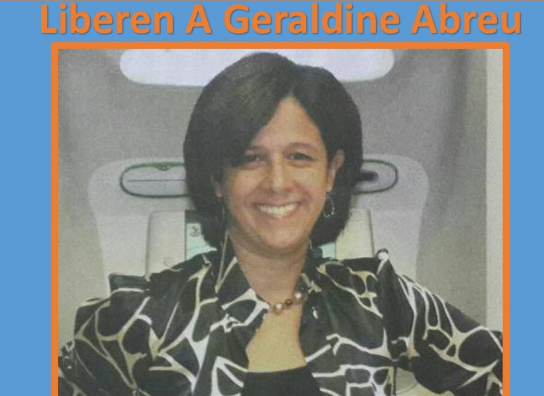 Diferida por décima vez audiencia de Geraldine Abreu