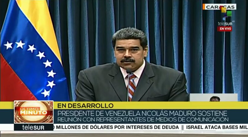Maduro se reunió con directivos de medios de comunicación en Miraflores #29May