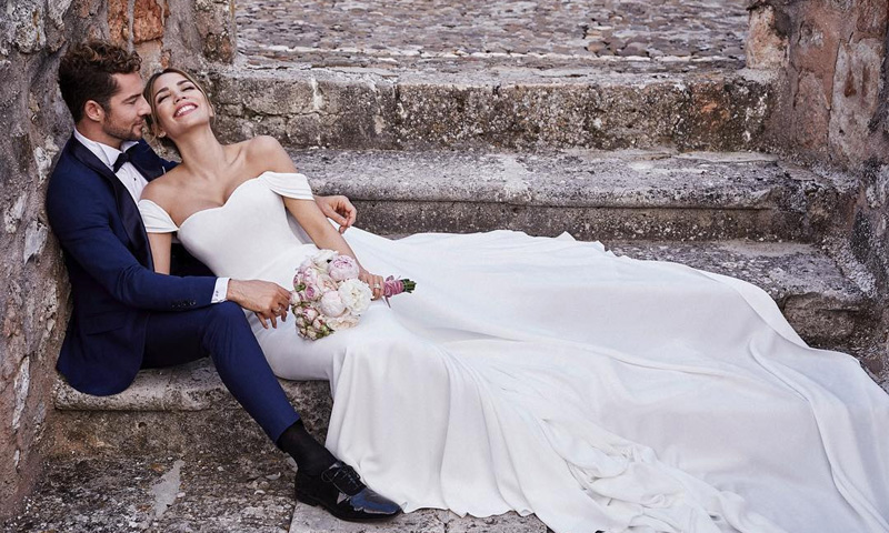 David Bisbal y la venezolana Rosanna Zanetti se casan por sorpresa (foto)